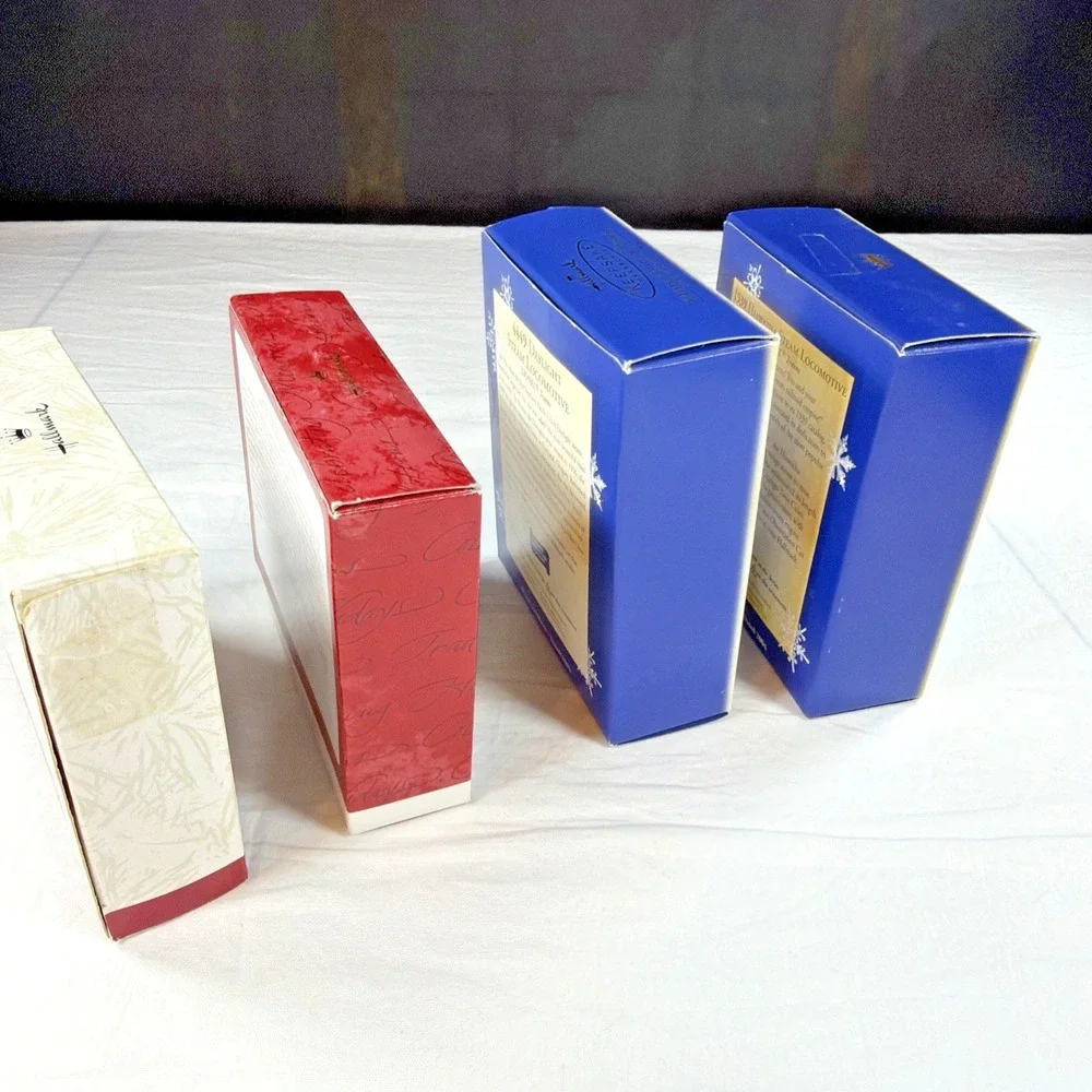 Lionel Locomotive * Vintage Lot Of 4 * Hallmark Keepsake *‎ Metal * Wheels Move